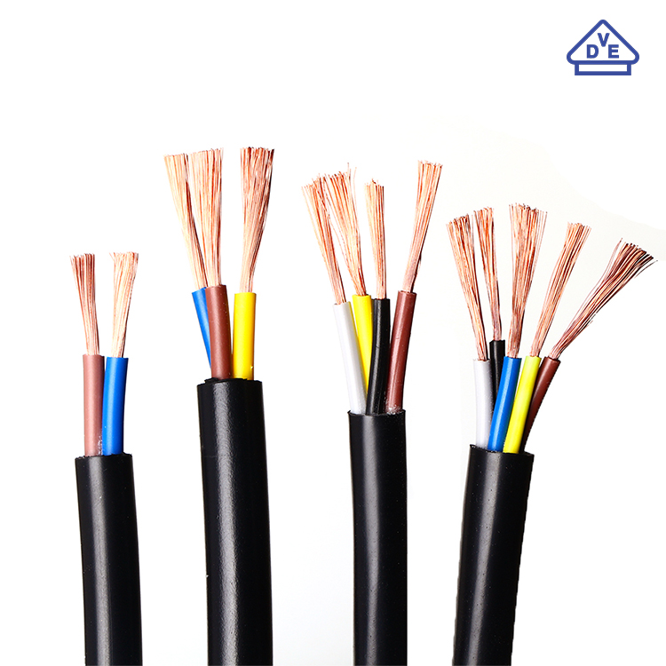  2 Core Copper Conductor PVC Insulated Electrical Wire H05VV-F