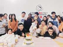 Celebrated Birthday Together for Overseas Sale Manager Miss.Maggie
