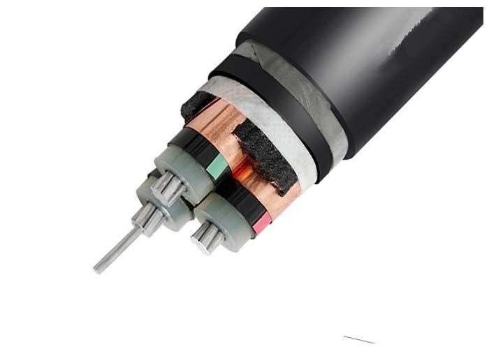 36KV XLPE Insulated PVC Sheathed Extra High Tension Aluminum Single Core Cable