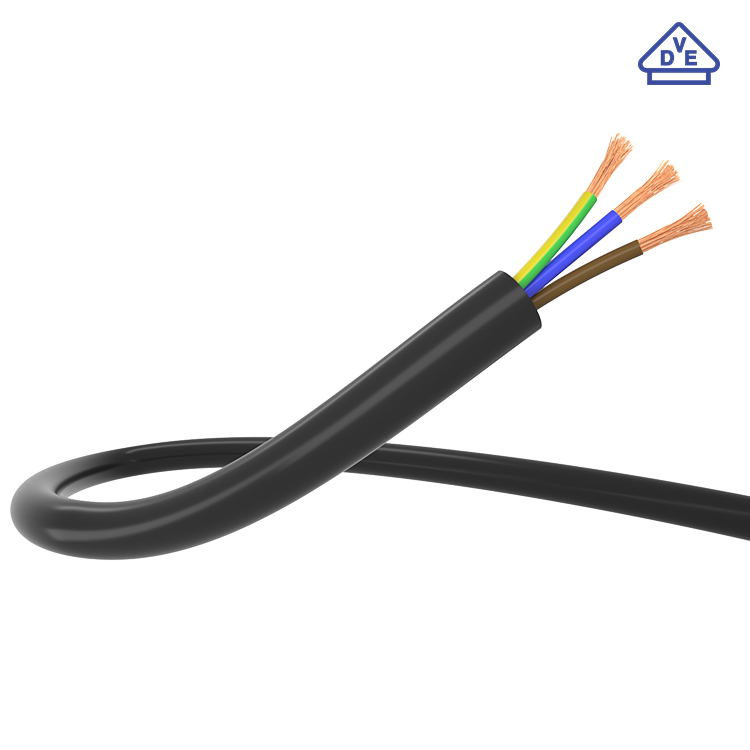450V/750V H05VV-F Flexible 3 Core Cable 