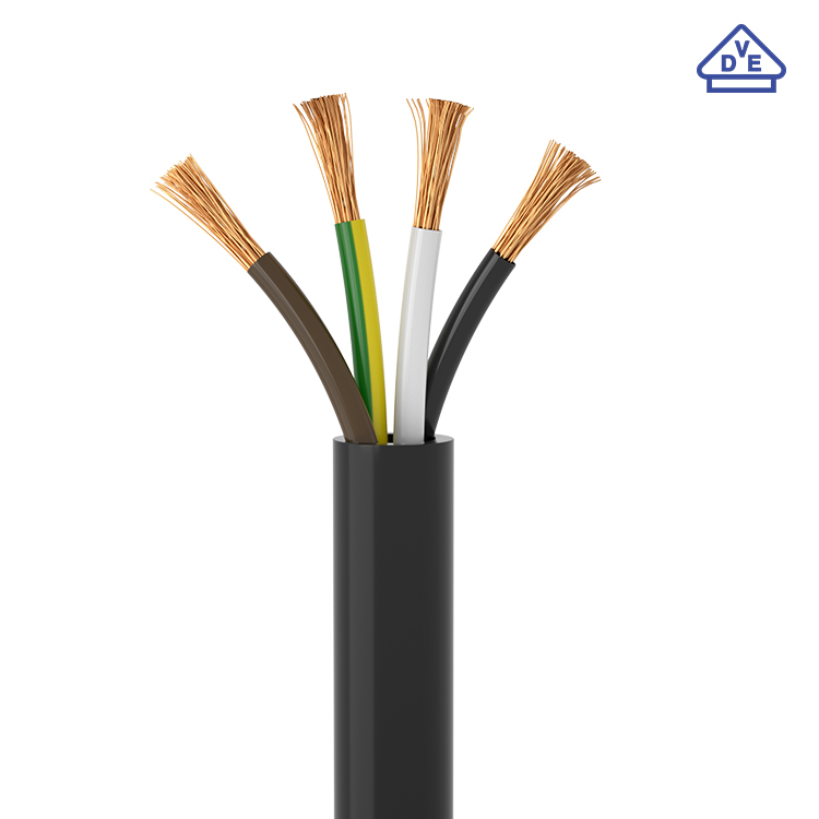 450V/750V H05VV-F Flexible 3 Core Cable 