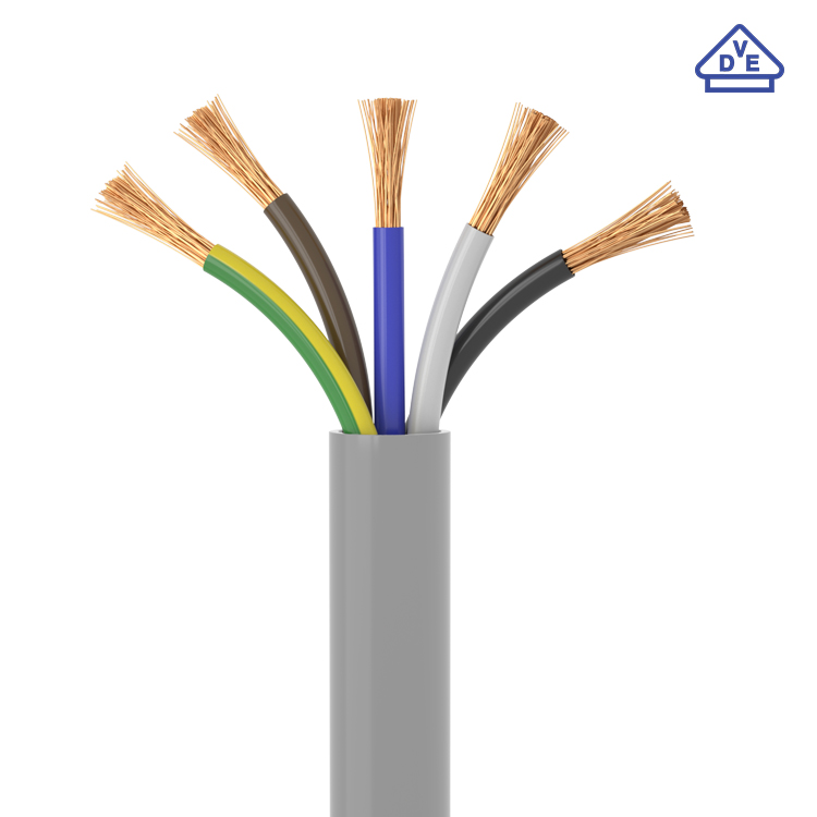 Long Working Life 300V Rvv Flexible Copper cable
