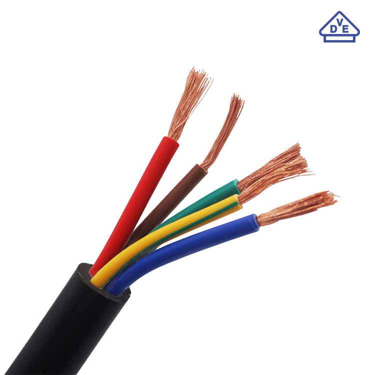 H05VV-F 2*0.75mm2 VDE Approved Flexible Electrical Power Cable