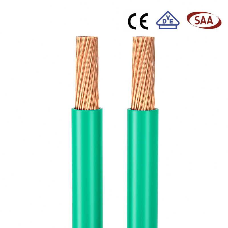 Low Voltage Pure Copper Pvc Insulation RV Power H05V-K Flexible  Battery Cable