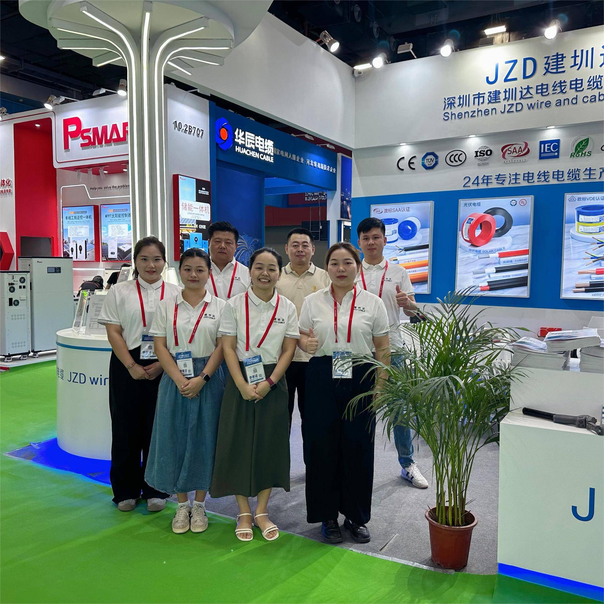 JZD Showcases at the 2024 World Solar Photovoltaic &Energy Storage Industry Expo