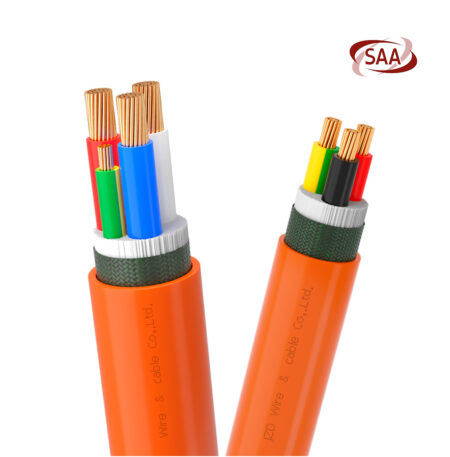 Orange PVC Circular Cable