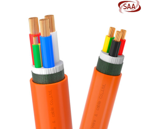 Orange PVC Circular Cable
