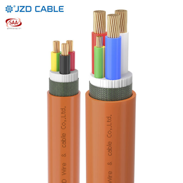 Orange PVC Circular Cable