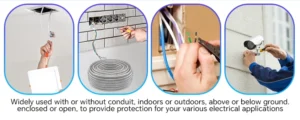 Aluminum Interlocked Armor MC Cable​