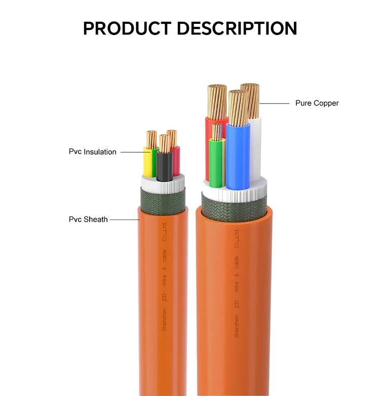 pvc orange circular cable 