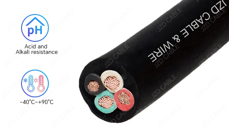 SJOOW 300V Rubber Cord