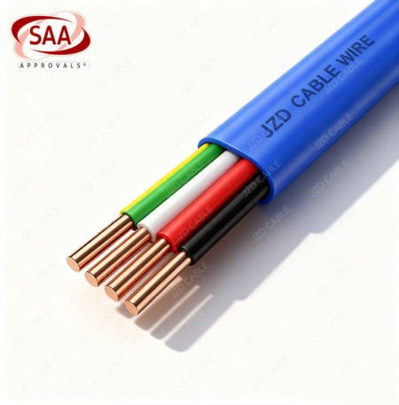Blue 4-Core TPS Cable