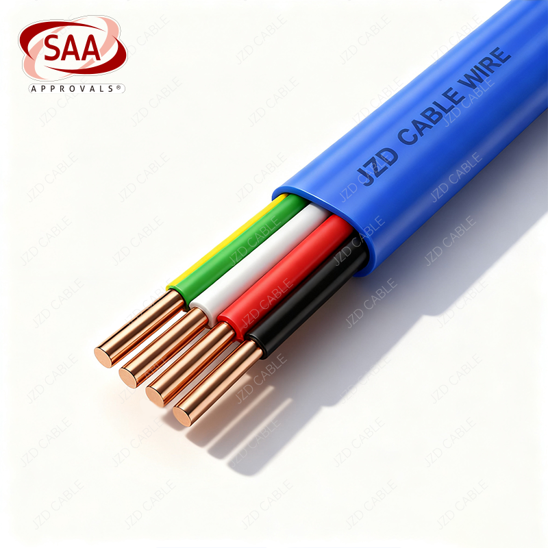 Blue 4-Core TPS Cable