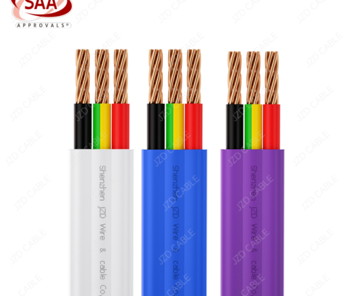 White vs Purple vs Blue Sheath TPS Cables