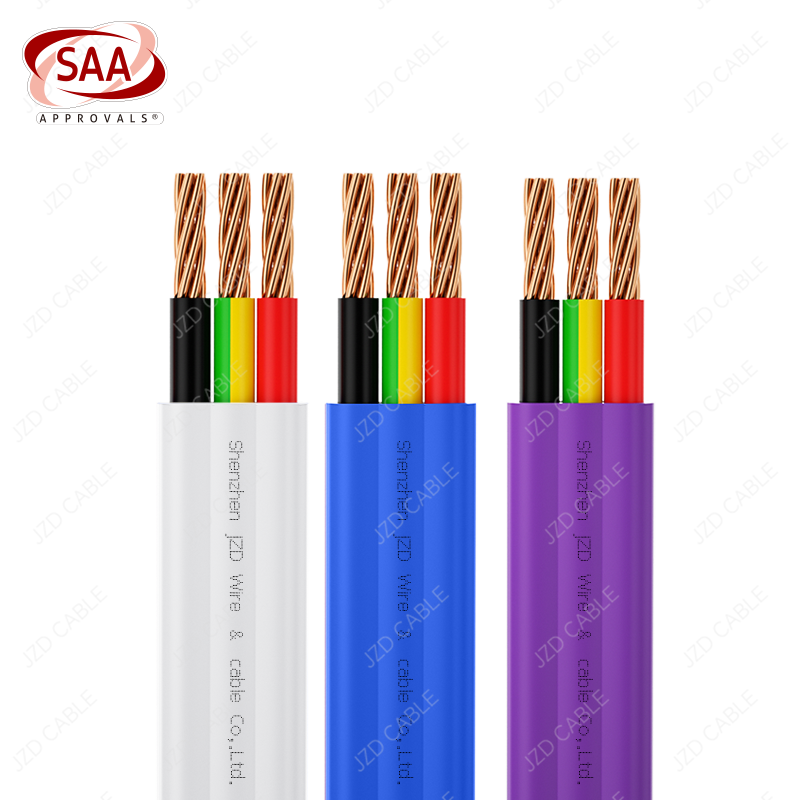 White vs Purple vs Blue Sheath TPS Cables