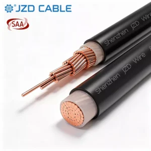 Black single-core YJV Cable