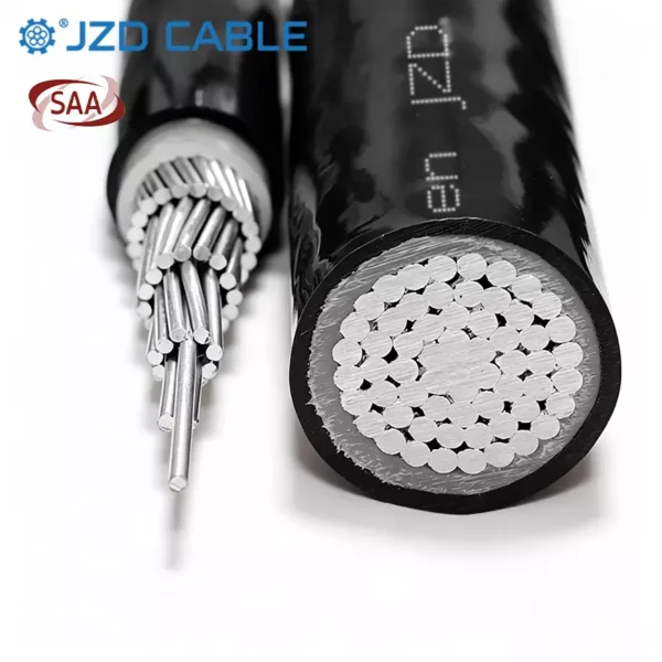 Black single-core YJLV cable