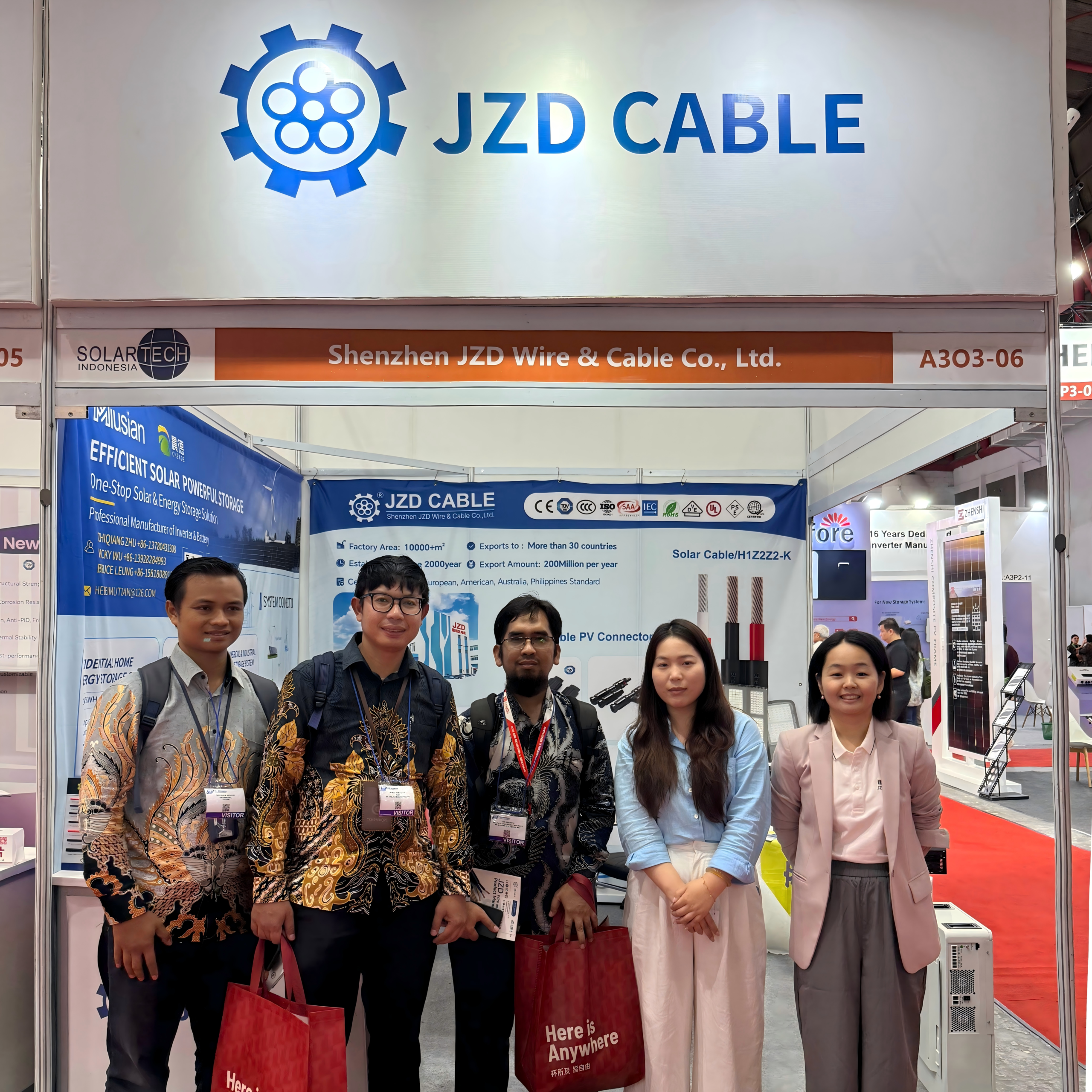 JZD Cable at Solartech Indonesia & Battery+Energy Storage 2026
