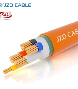 4C+E PVC Orange Circular Cable