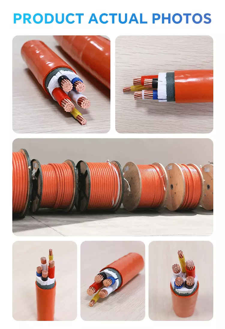 4 Core + Earth XLPE Orange Circular Cable
