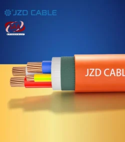 3C+E PVC Orange Circular Cable