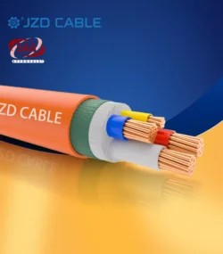 3C+E XLPE Orange Circular Cable