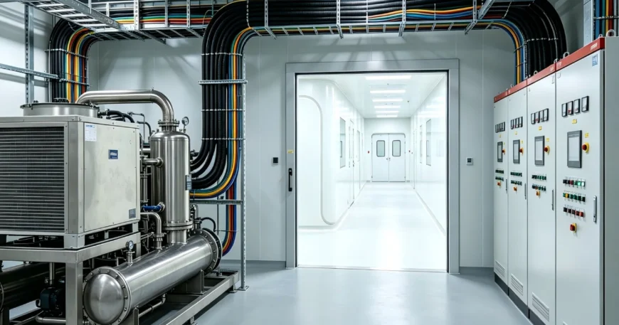 pharmaceutical cleanroom cables