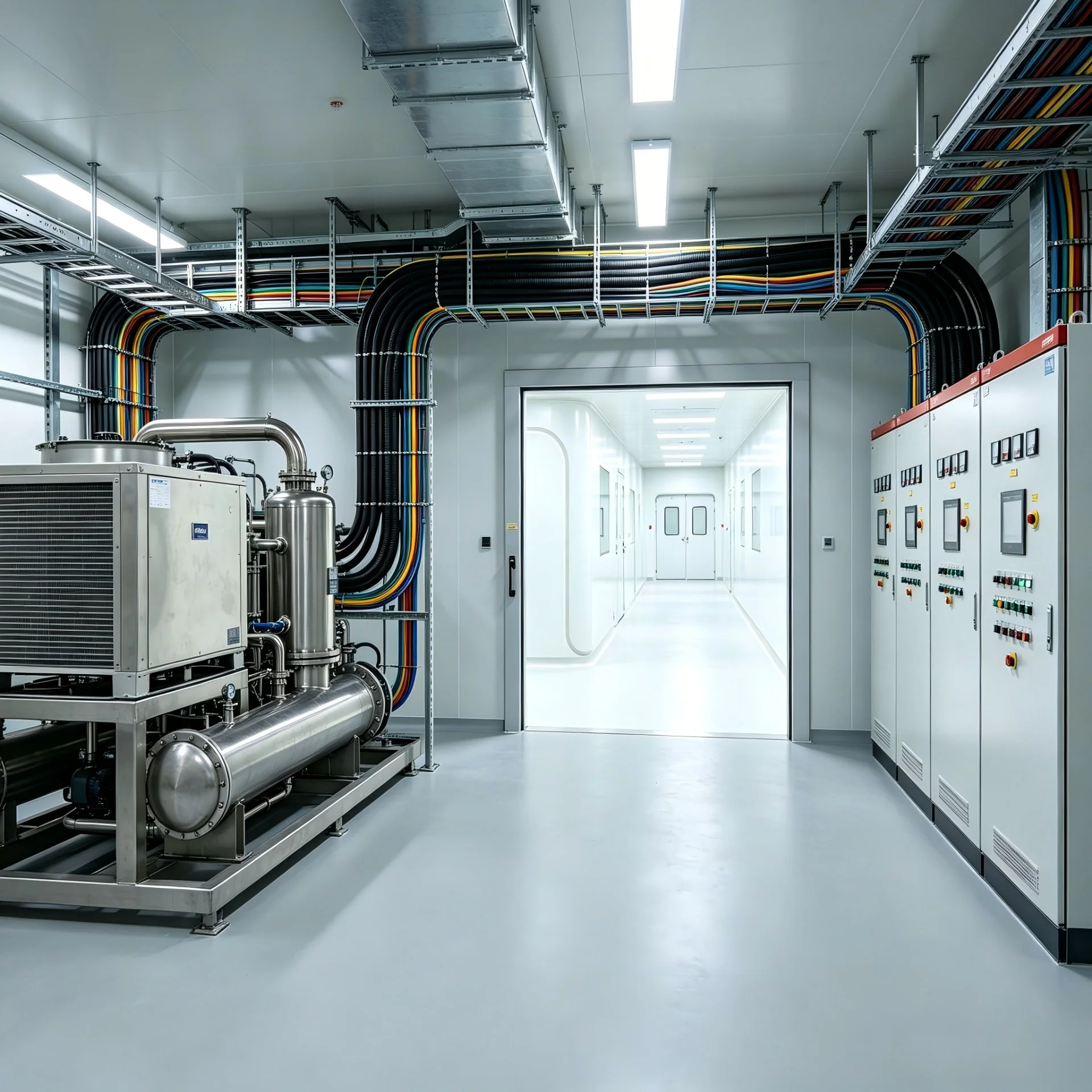 pharmaceutical cleanroom cables