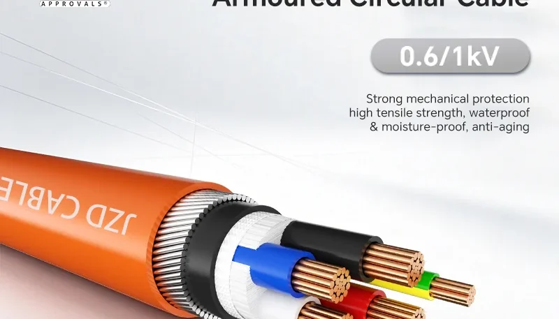 SWA Orange Circular Cable YJV32