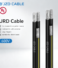 Quadruplex URD Cable for 3-Phase Commercial Service
