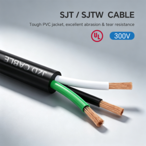 UL-Certified SJT / SJTW Portable Cord Flexible Power Cable 300V